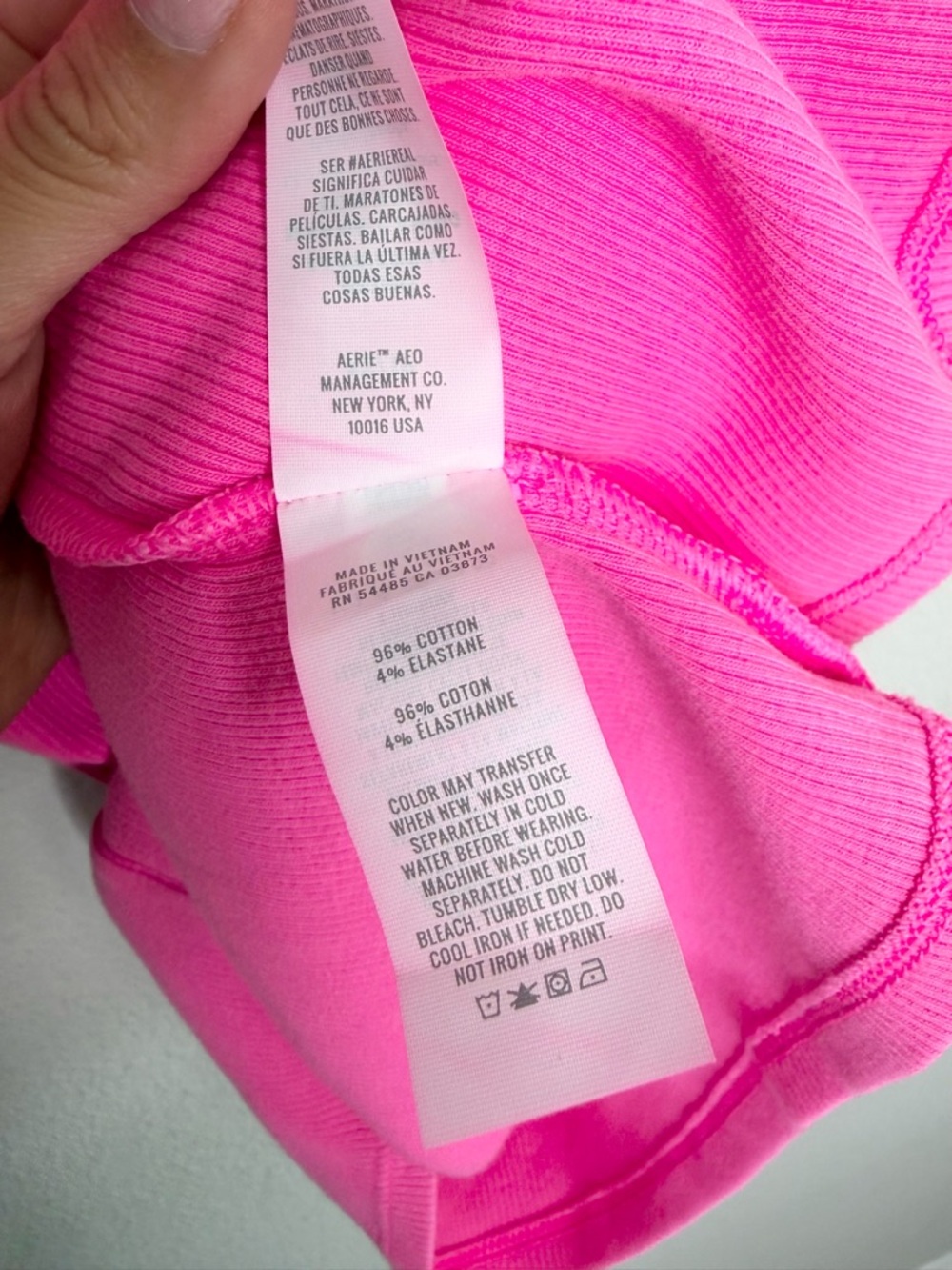 AERIE Sleeveless Twist-Front Pink Mini Dress Size XS - Picture 5 of 6